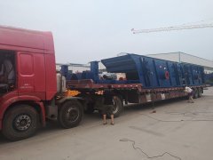 两台3YK2460振动筛发往内蒙古用户现场