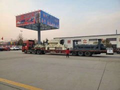 正升重工制砂生产线发往江苏南通用户现场